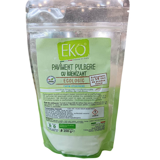 EKO Detergent cu Igienizant Paviment, Pulbere, 200g