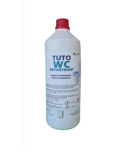 TUTO WC GEL, detergent profesional igienizant pentru wc, 900ml