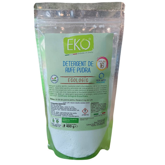 EKO Detergent de rufe profesional, pudră, 400g
